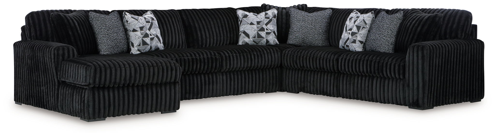 Midnight-Madness - 6 Piece Sectional Signature Design by Ashley®