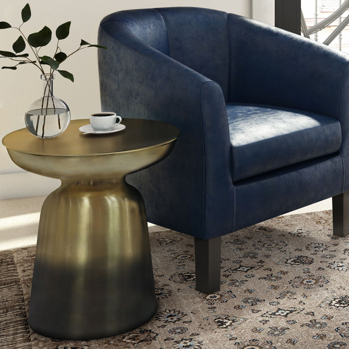 Toby - Metal Accent Table - Gold / Black Ombre Simpli-Home