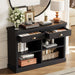 Console Table With 2 Drawers And Open Shelves Hearth and Haven