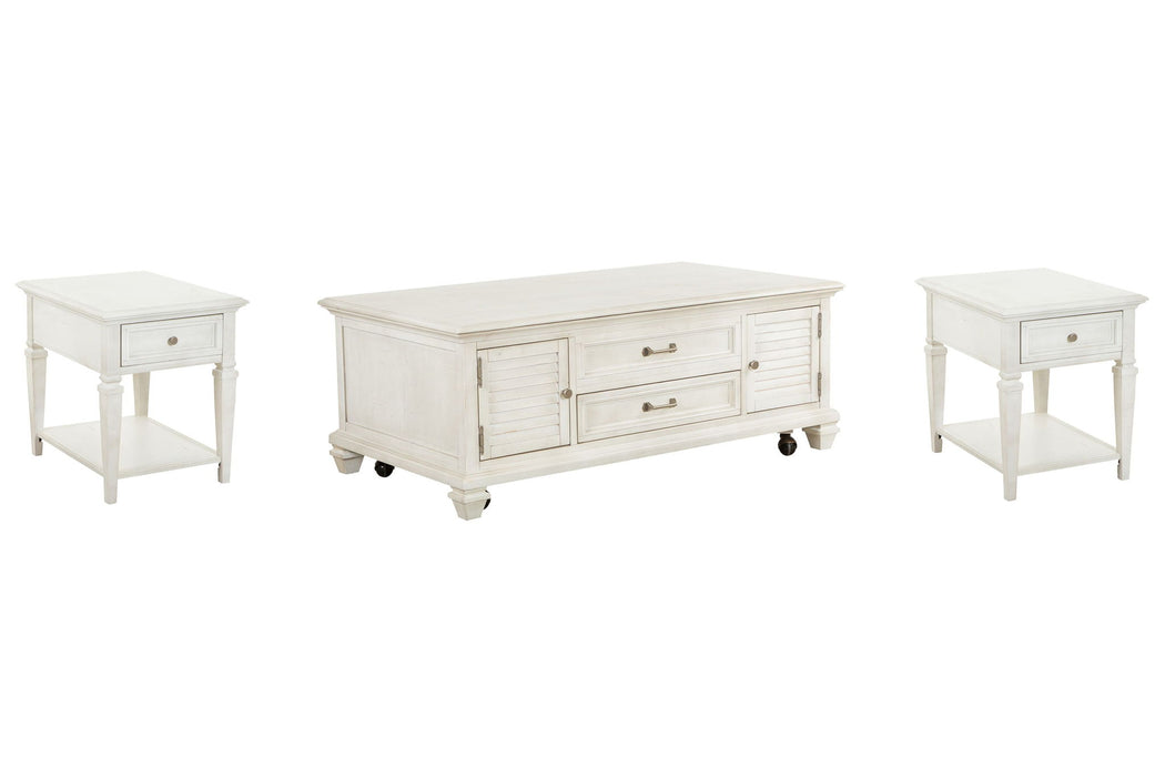 Newport - Lift Top Storage Cocktail Table Set Magnussen Furniture