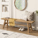 Farmhouse Dining Bench Home Essentials