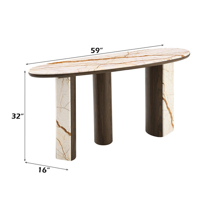 Haidar - Table With Marble Top ACME