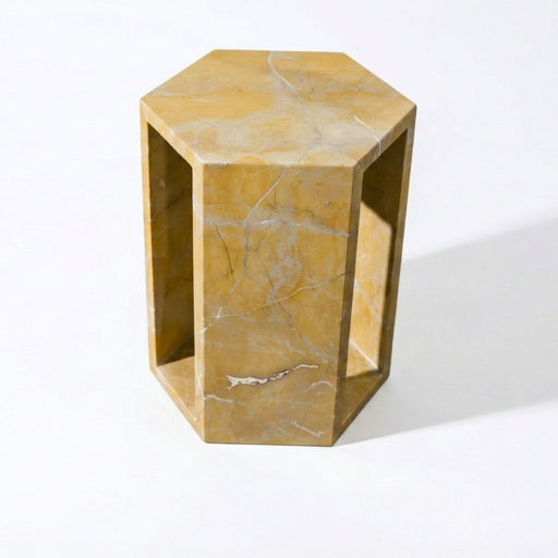 Modern Minimalist Hexagon Side Table Home Essentials