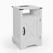 Farmhouse Nightstand, Charging Station & Storage Home Essentials