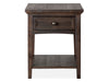 Westley Falls - Rectangular End Table - Graphite Magnussen Furniture