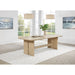 Kimpton - Rectangular Dining Table With Extension Leaf - Beige Furniture Max