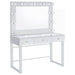 Trevor - 3 Drawer Makeup Vanity Table With Mirror - Chrome Furniture Max