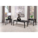 Bivens - 3 Piece Rectangular Coffee Table Set - Black Furniture Max