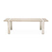 Lotus Bay - Narrow Rectangular Dining Table - Sand Michael Amini