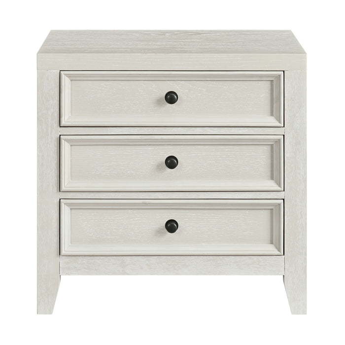 3 Drawer Nightstand With USB Charging Port