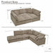 Modular Cloud Sofa, Freely Configurable Corner Home Essentials