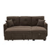 Sleeper Sectional Sofa With Pull Out Bed, Reversible Chaise, Hidden Storage Home Essentials