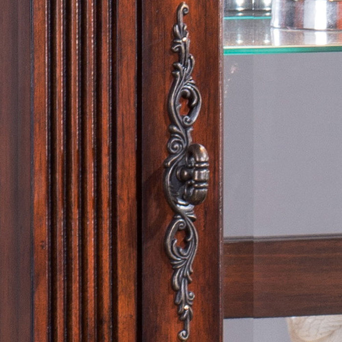 Addy - Curio Cabinet - Cherry ACME