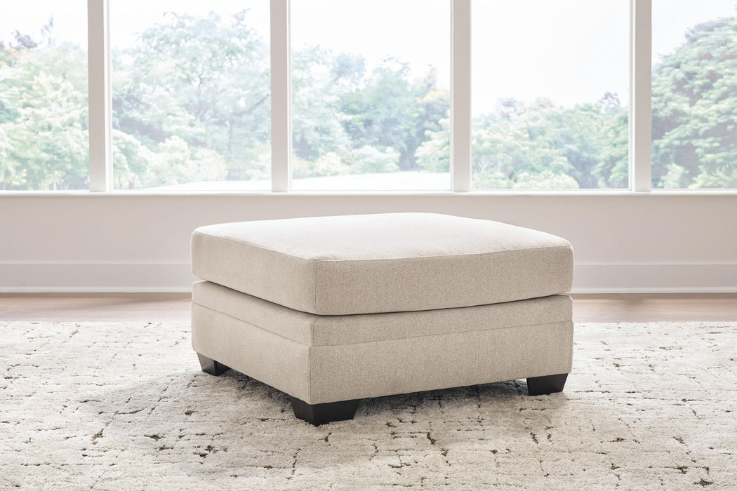 Mandi Point - Oversized Accent Ottoman - Marble Benchcraft®