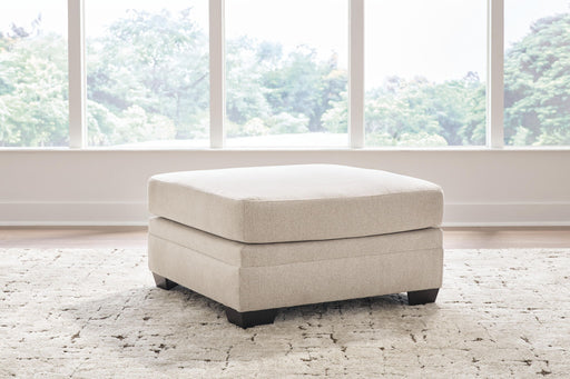 Mandi Point - Oversized Accent Ottoman - Marble Benchcraft®