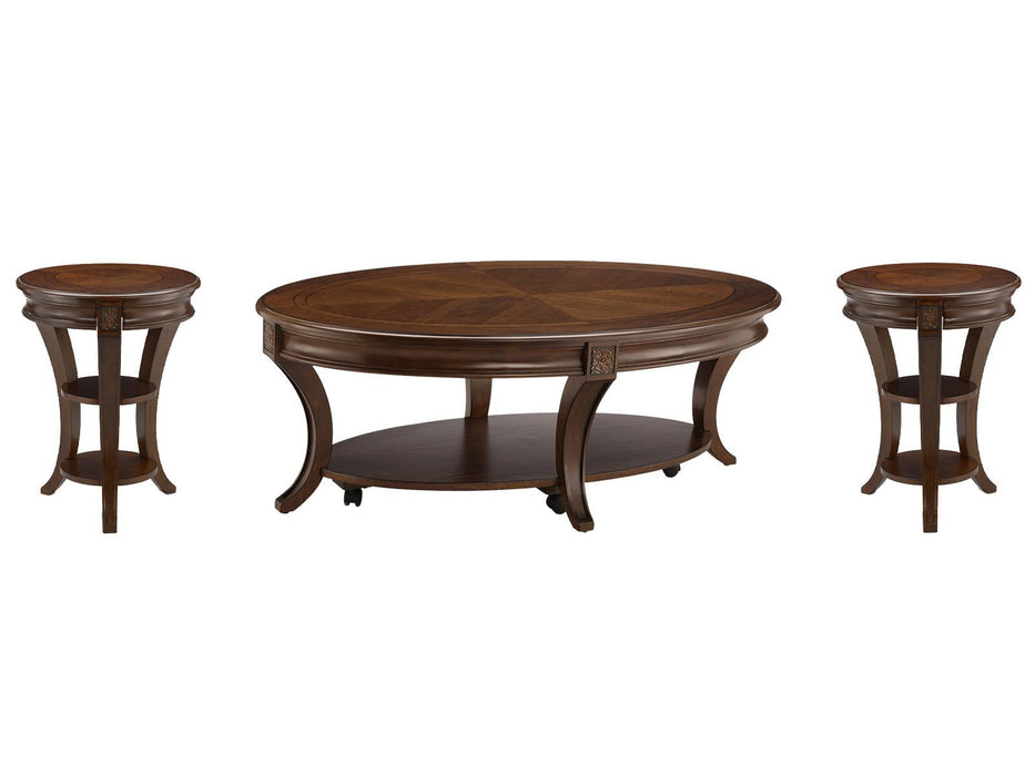 Winslet - Round Caster Cocktail Table Set Magnussen Furniture
