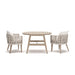 Ivory Vine - Chairs With Cushion / Table Set (Set of 3) - Beige Signature Design by Ashley®