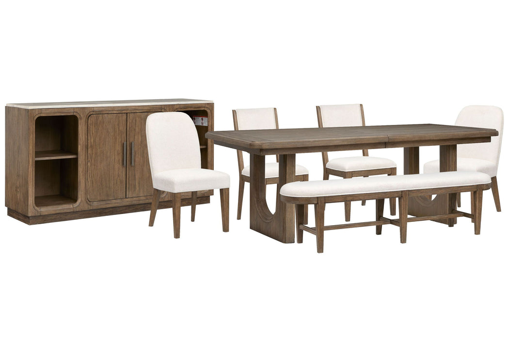 Westbourne - Extendable Trestle Dining Table Set Magnussen Furniture