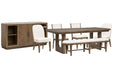 Westbourne - Extendable Trestle Dining Table Set Magnussen Furniture