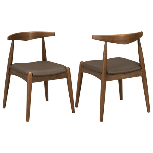Dining Chairs With Ergonomic Backrest (Set of 2) Noble House