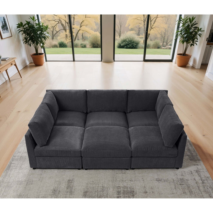 Modern Reversible Modular Sectional Home Essentials