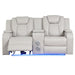 Benz - Power Reclining Loveseat & LED Lighting And Built In USB Matrix Furniture Group