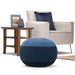 Nikki - Handcrafted Hand Knit Round Pouf Simpli-Home