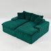 Double Chaise Lounge With Full Compressed Sponge Home Essentials