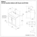 Modern Shaker All-In-One Laundry Utility Sink And Cabinet With Pull-Out Faucet Simpli-Home