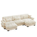 Super Comfort Oversized Modular Sectional Sofa With Movable Ottoman Home Essentials