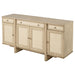 Kimpton - 4 Door Sideboard Buffet Cabinet - Beige Furniture Max