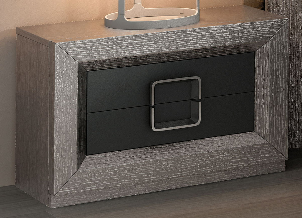 Enzo - Nightstand - Gray / Silver Franco Spain
