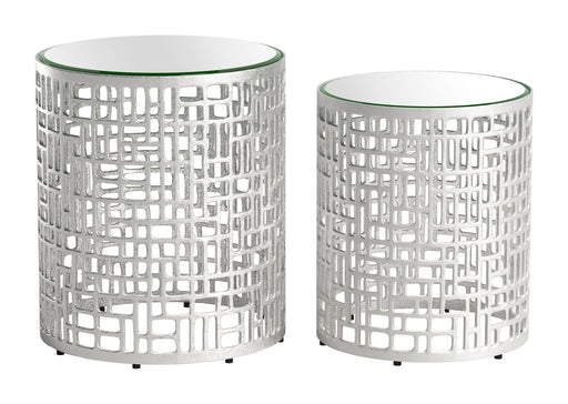 Reden - Side Table (Set of 2) - Silver Zuo Modern