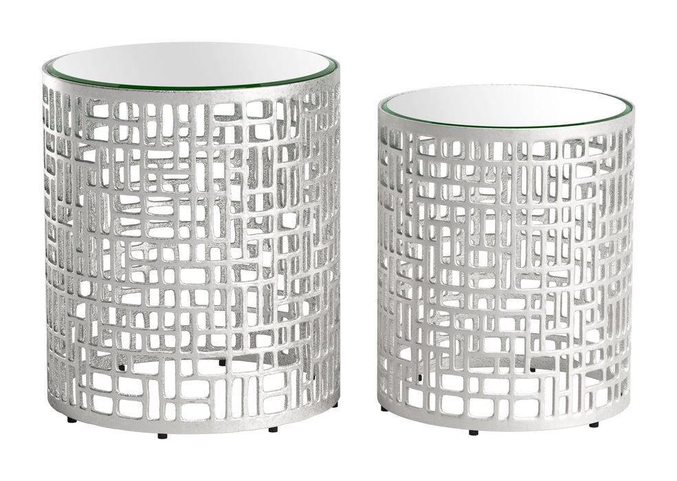 Reden - Side Table (Set of 2) - Silver Zuo Modern