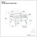 Hunter - Square Lift Top Coffee Table - Walnut Simpli-Home