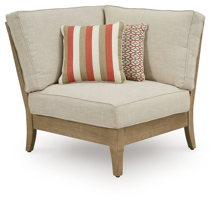 Clare View - Corner With Cushion - Beige Signature Design by Ashley®