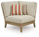 Clare View - Corner With Cushion - Beige Signature Design by Ashley®