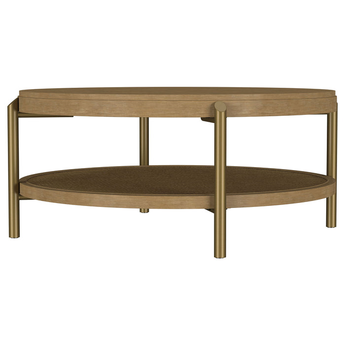 Benson - Round Coffee And End Table Set Furniture Max