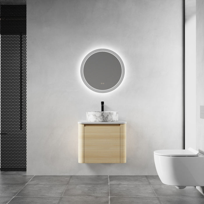 Mounted Bathroom Vanity & Art Sink & 2 Soft Close Doors Home Essentials