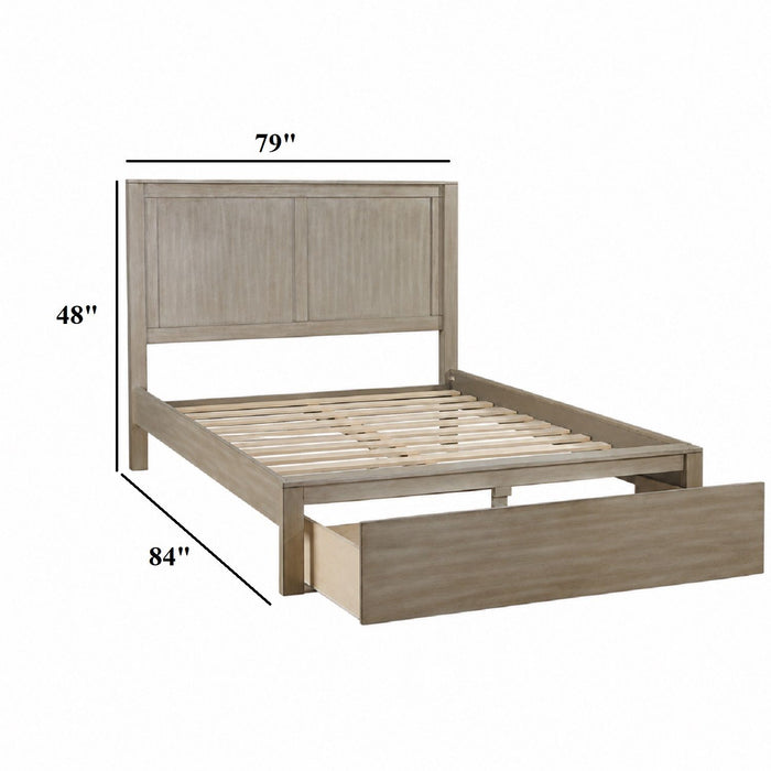 Bed With 2 Panel Headboard Home Essentials