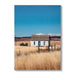 House, Barn Picture Wall Art For Home Decor - Natural / Blue Daily Nest