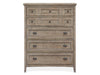 Paxton Place - Wood Drawer Chest - Dove Tail Gray Magnussen Furniture
