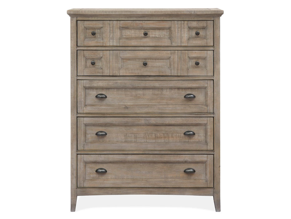 Paxton Place - Wood Drawer Chest - Dove Tail Gray Magnussen Furniture