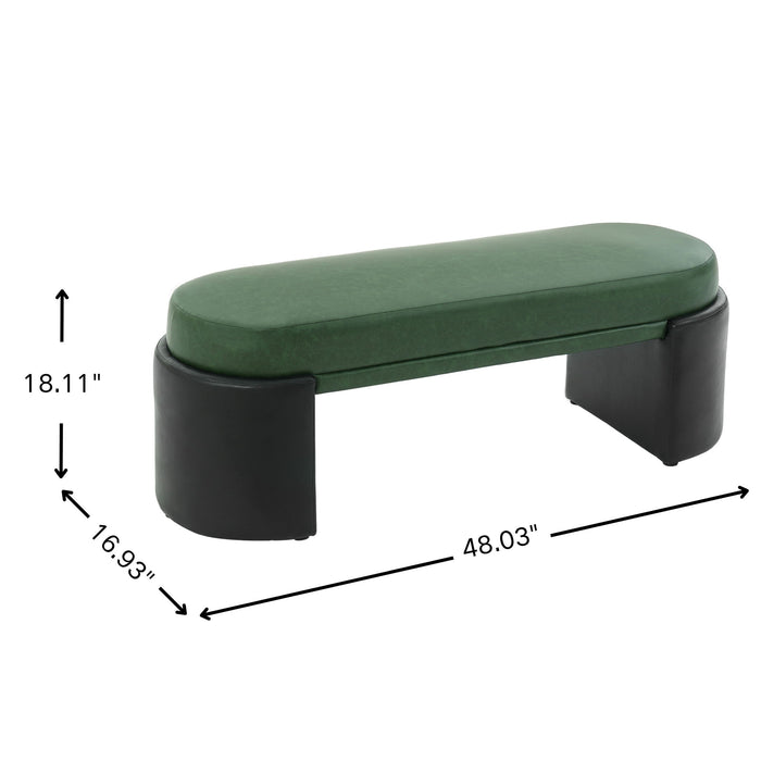 Upholstered Indoor Dining Bench Noble House