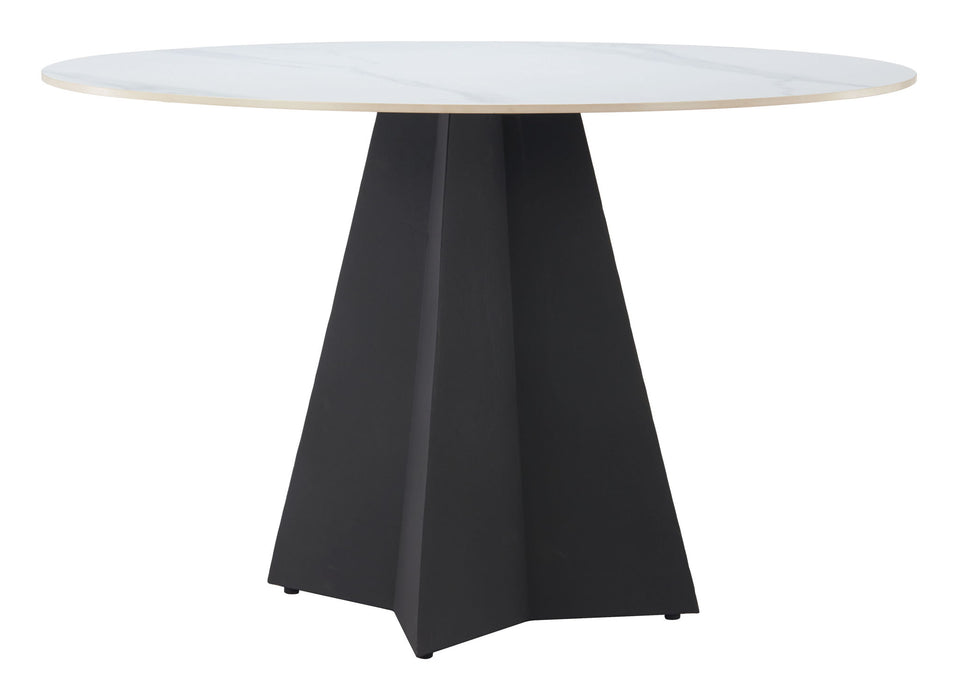Izar - Dining Table - White Zuo Modern