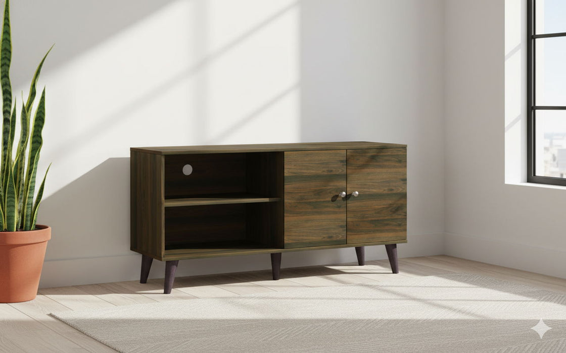 Amidon - TV Stand, With 2 Storage Shelves And 1 Cabinet US Pride