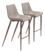 Magnus - Barstool With Black Legs (Set of 2) Zuo Modern