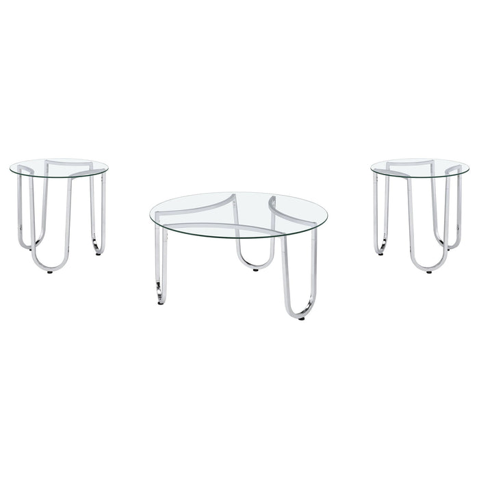 Dutton - Round Coffee Table Set Furniture Max