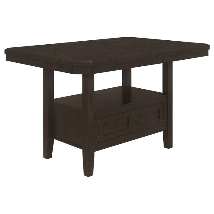 Prentiss - Extension Counter Dining Table - Cappuccino Furniture Max