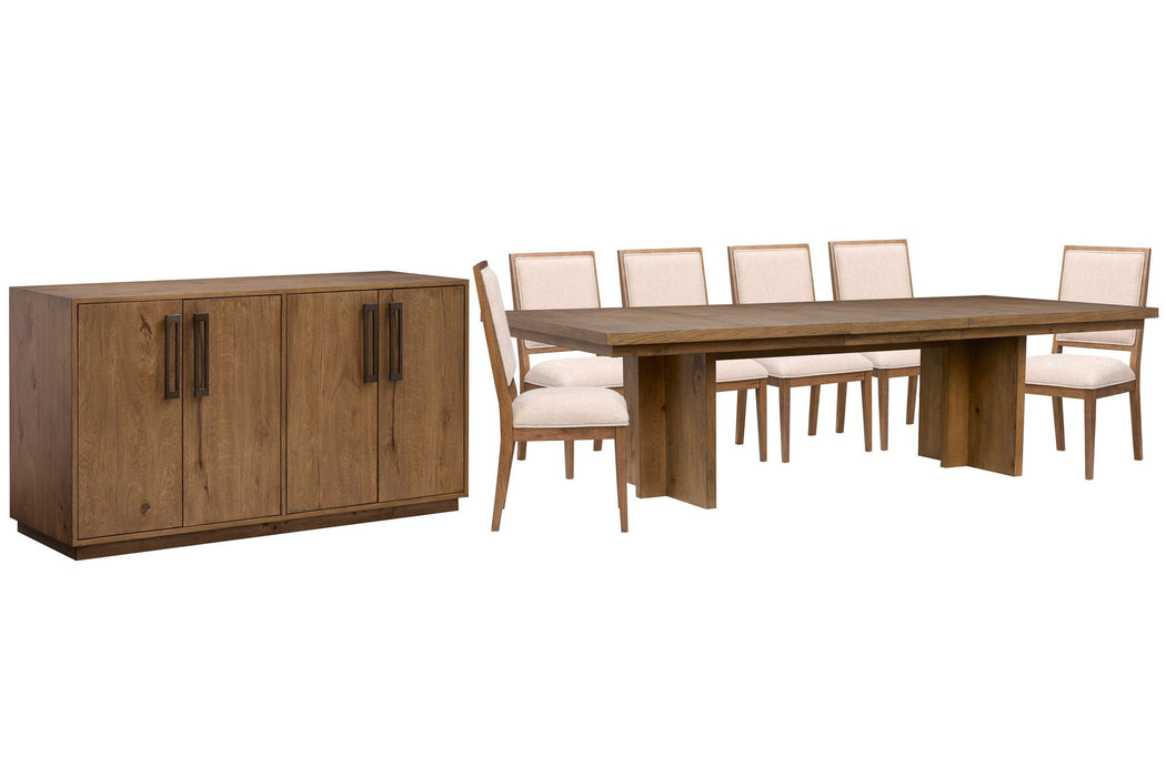 Marcel - Extendable Trestle Dining Table Set Magnussen Furniture